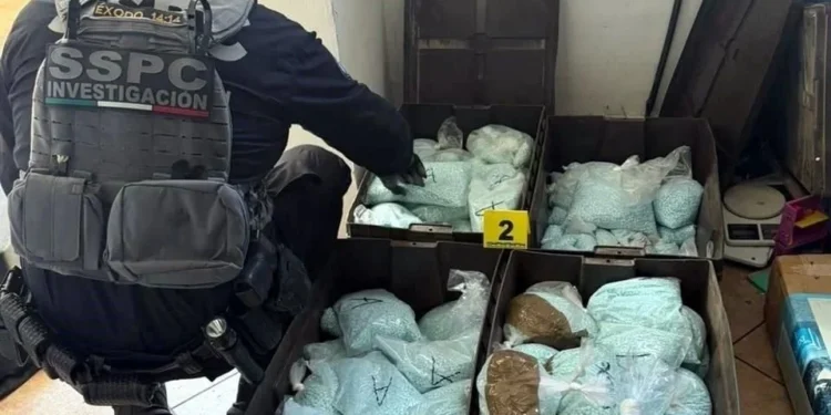 Decomisan 120 kilos de fentanilo en Mexicali tras operativo con la DEA