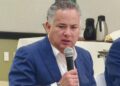 Considera Santiago Nieto como comentario misógino, alusión de Martín Arango sobre Carla Humphrey