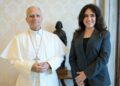 Papa León XIV se reúne con la mexicana María Montserrat Alvarado