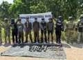 Detienen a 8 y decomisan arsenal en Sinaloa