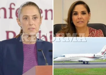 Condena Sheinbaum vuelos… pero no los de Mara