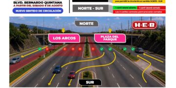 Cierre de carriles en Bernardo Quintana desde mañana