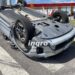 Choque con volcadura en el boulevard de La Nación y Sombrerete