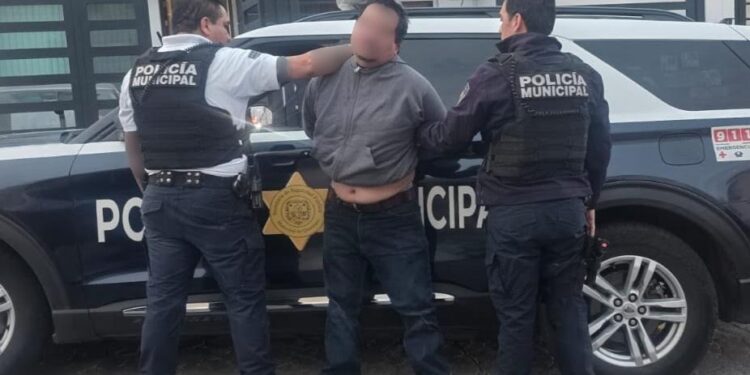 Masculino detenido en Milenio III