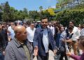 Pese a manifestación, Máynez encabezó conferencia en la UAQ