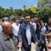 Pese a manifestación, Máynez encabezó conferencia en la UAQ