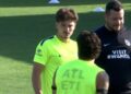 Cara a cara entre Julián y Simeone