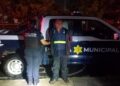 Masculino detenido por delitos contra la seguridad pública en Cerrito Colorado
