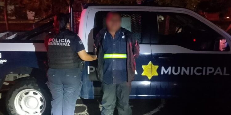 Masculino detenido por delitos contra la seguridad pública en Cerrito Colorado