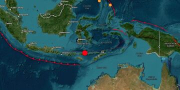 Terremoto sacude la costa de Indonesia