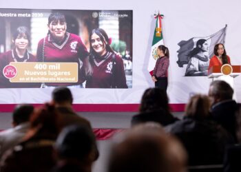 Meta sexenal del Bachillerato Nacional se duplicará: Sheinbaum