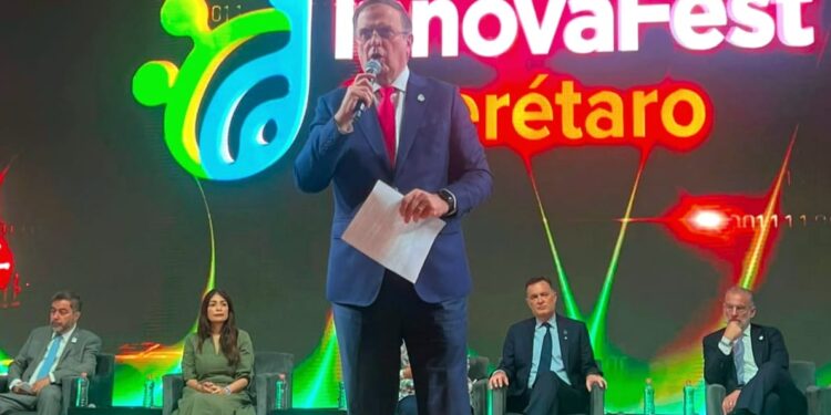 Marcelo Ebrard y Mauricio Kuri inauguran el InnovaFest 2026 en Querétaro