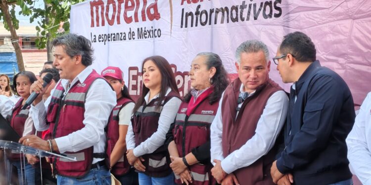 Santiago Nieto ratifica alianza de Morena, PT y Partido Verde en Querétaro