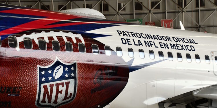 Aeroméxico será la aerolínea oficial de la NFL en México