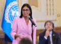 Delcy Rodríguez confirma acuerdo petrolero entre Venezuela y EE.UU.