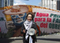 Manifestantes exigen romper acuerdos con Israel y defender el agua de Chihuahua