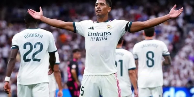 El jugador inglés se lució en el partido.