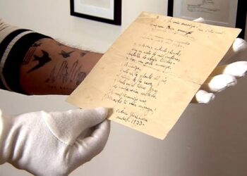 Sale a la luz el manuscrito original de un cuento escrito por Lorca en 1928