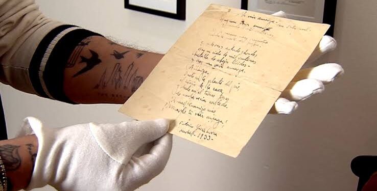 Sale a la luz el manuscrito original de un cuento escrito por Lorca en 1928