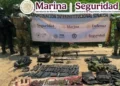 Hallan 49 explosivos y arsenal en Concordia, Sinaloa