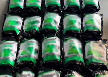 Incautan más de 10 kilos de metanfetamina en empaques de jugo de limón en aeropuerto de Toluca
