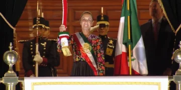 Da Sheinbaum su segundo Grito de Independencia