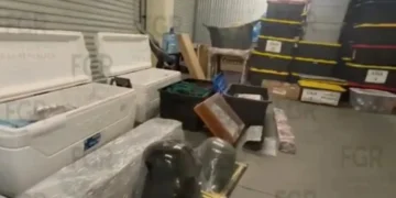 Hallan en bodega de Farías armas y documentos clasificados