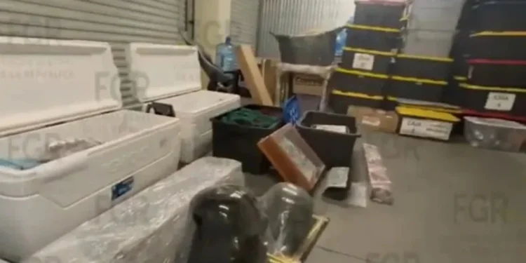 Se aseguró armas, documentos de seguridad nacional clasificados como reservados y confidenciales