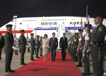 Llega Presidente de Corea del Sur a México