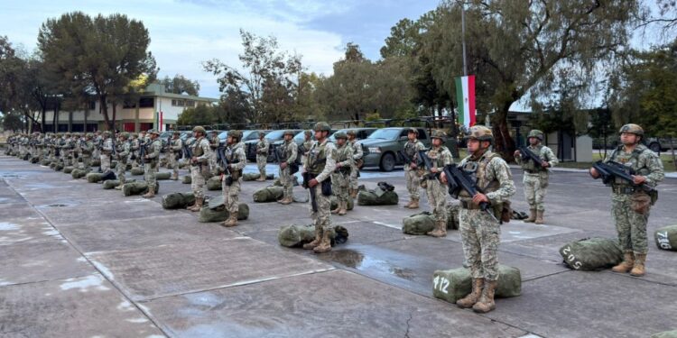 Despliegan a 600 militares en Guanajuato para combatir al crimen organizado