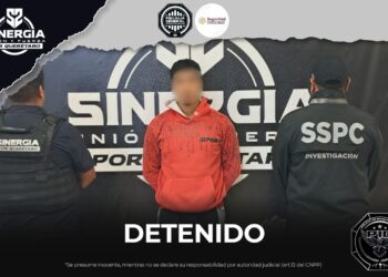 Sinergia permite detención de Cristian “N” en Ciudad de México; era requerido por violación cometida en Querétaro
