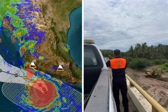 Huracán Polo frena clases, cierra puertos y activa decenas de albergues en el Pacífico