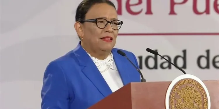 La Secretaria de Gobernación Rosa Icela Rodríguez