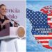 Sheinbaum dice que México “no es colonia de ningún país” frente a mapa publicado por Trump