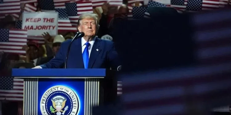 El Presidente Donald Trump encabezó ayer la primera convención de medio mandato del Comité Nacional Republicano