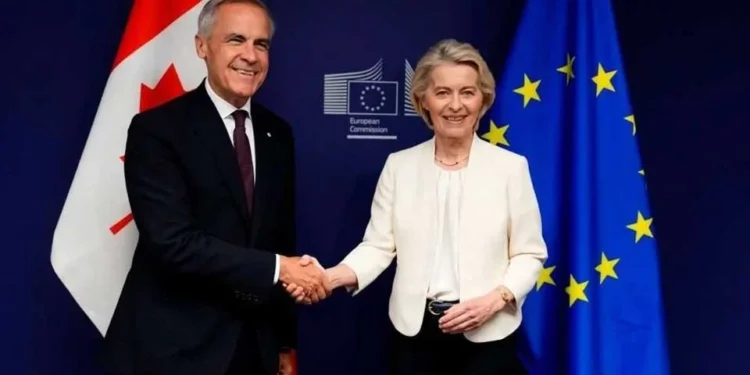 Ursula von der Leyen propone a Canadá ser el primer "miembro asociado" de la Unión Europea