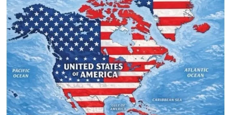 Trump comparte mapa alterado de Norteamérica y propone renombrar la región