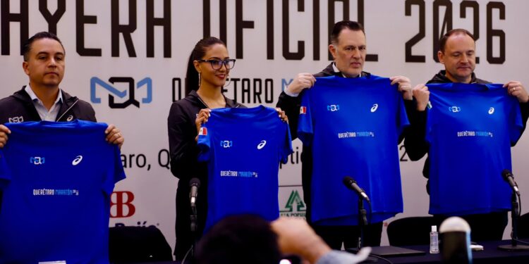 Presentan playera azul Asics y operativo para el Querétaro Maratón con 19 mil corredores