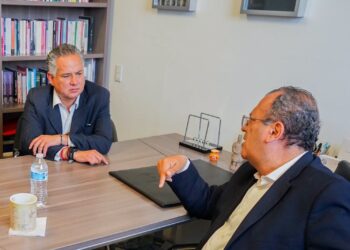 Se reúne Santiago Nieto con Ricardo Astudillo y Gilberto Herrera