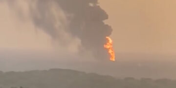 Rocío Nahle encabeza acciones de auxilio tras explosión en Jáltipan, Veracruz