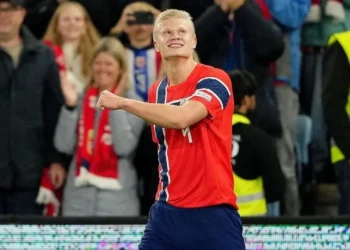 Anota Haaland doblete en triunfo de Noruega ante Dinamarca