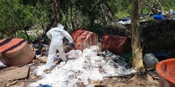 Halla Marina 2 toneladas de droga en narcolaboratorio de Sinaloa