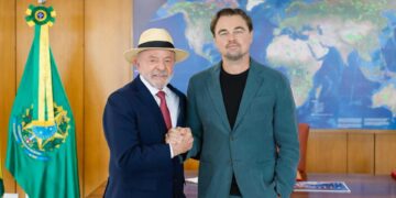 Recibe Lula a Leonardo di Caprio; dialogan sobre derechos indígenas y medioambiente