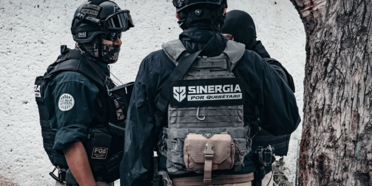 La diligencia fue encabezada por personal ministerial y de la PID, con apoyo de la Policía Estatal, el Ejército Mexicano y la Policía Municipal de Peñamiller.