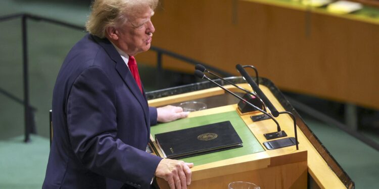 El presidente estadounidense aseguró ante la ONU que él hace la paz, mientras otros únicamente hablan de ella.