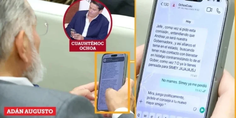 Exhiben chats de Morena sobre reparto de cargos y disputas internas