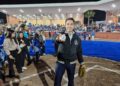 Entrega Felifer rehabilitación del campo de Beisbol en la Unidad Deportiva Josefa Ortiz de Domínguez