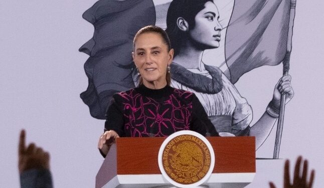 Claudia Sheinbaum emite alerta por huracán "Trudy" categoría 4 y frente frío 2