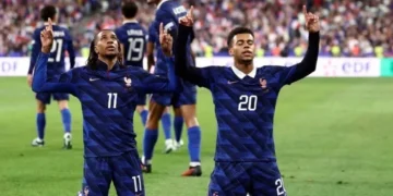 Francia despierta y golea a Bélgica