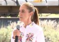 Anuncia Claudia Sheinbaum un avance del 32% en el Tren México-Querétaro